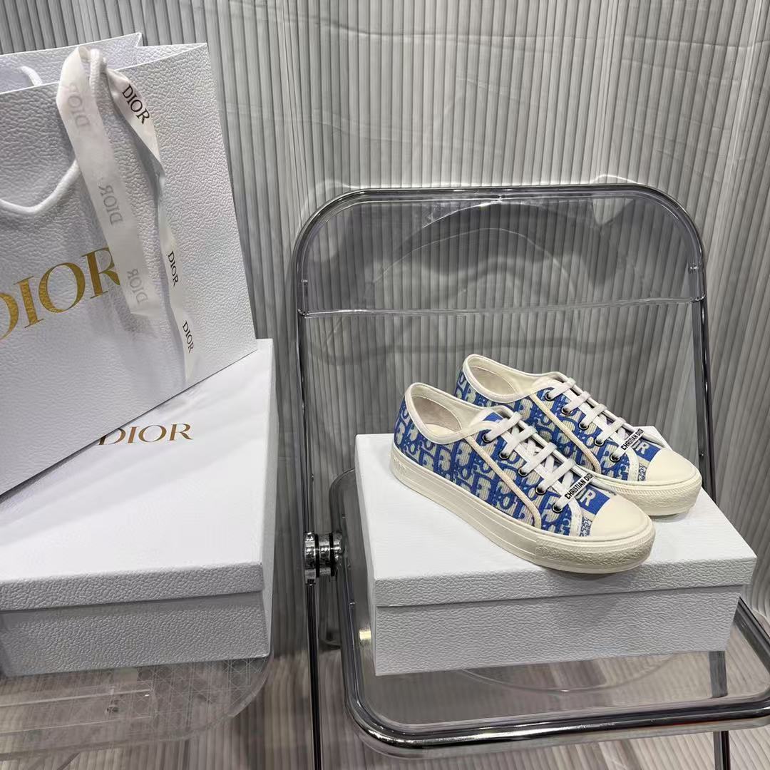 DIOR classic embroidered casual shoes