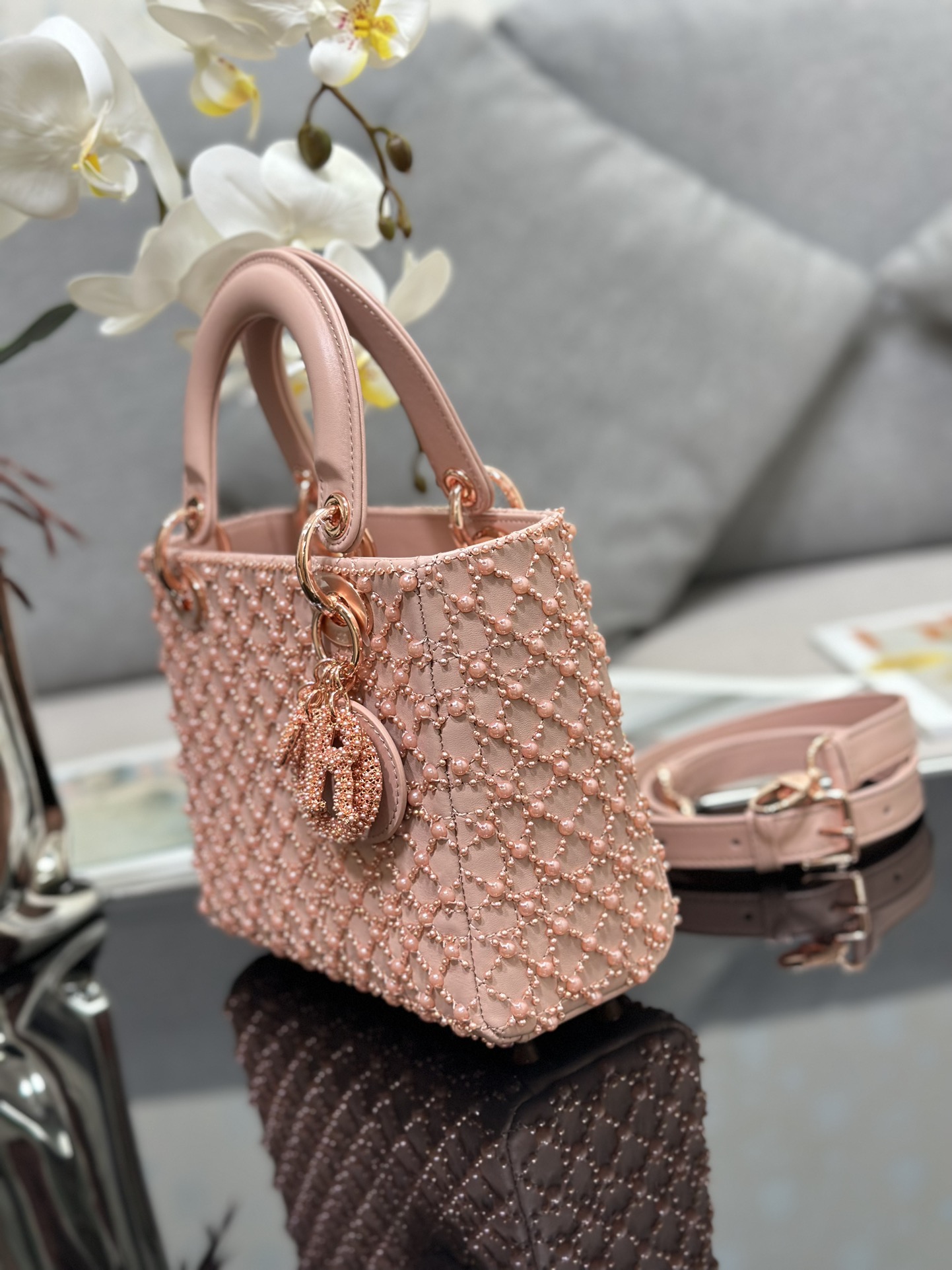 Top version Lady Dior handbag
