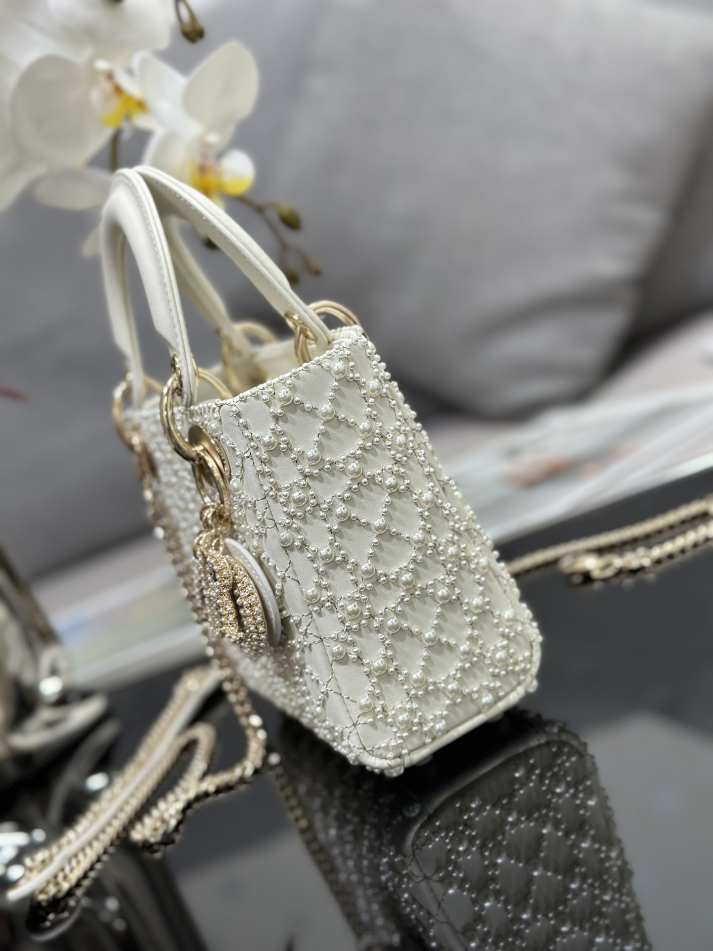 Top version Lady Dior handbag