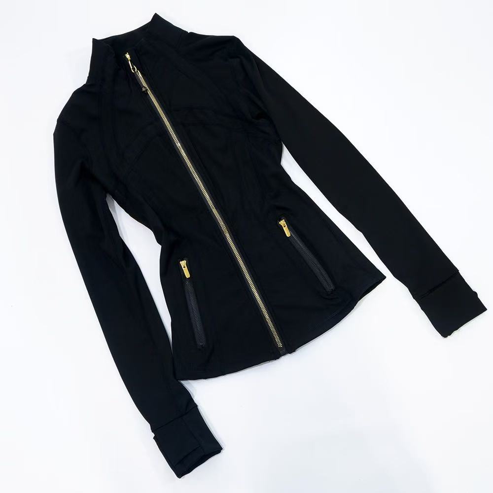 Lululemon gold zipper yoga wear