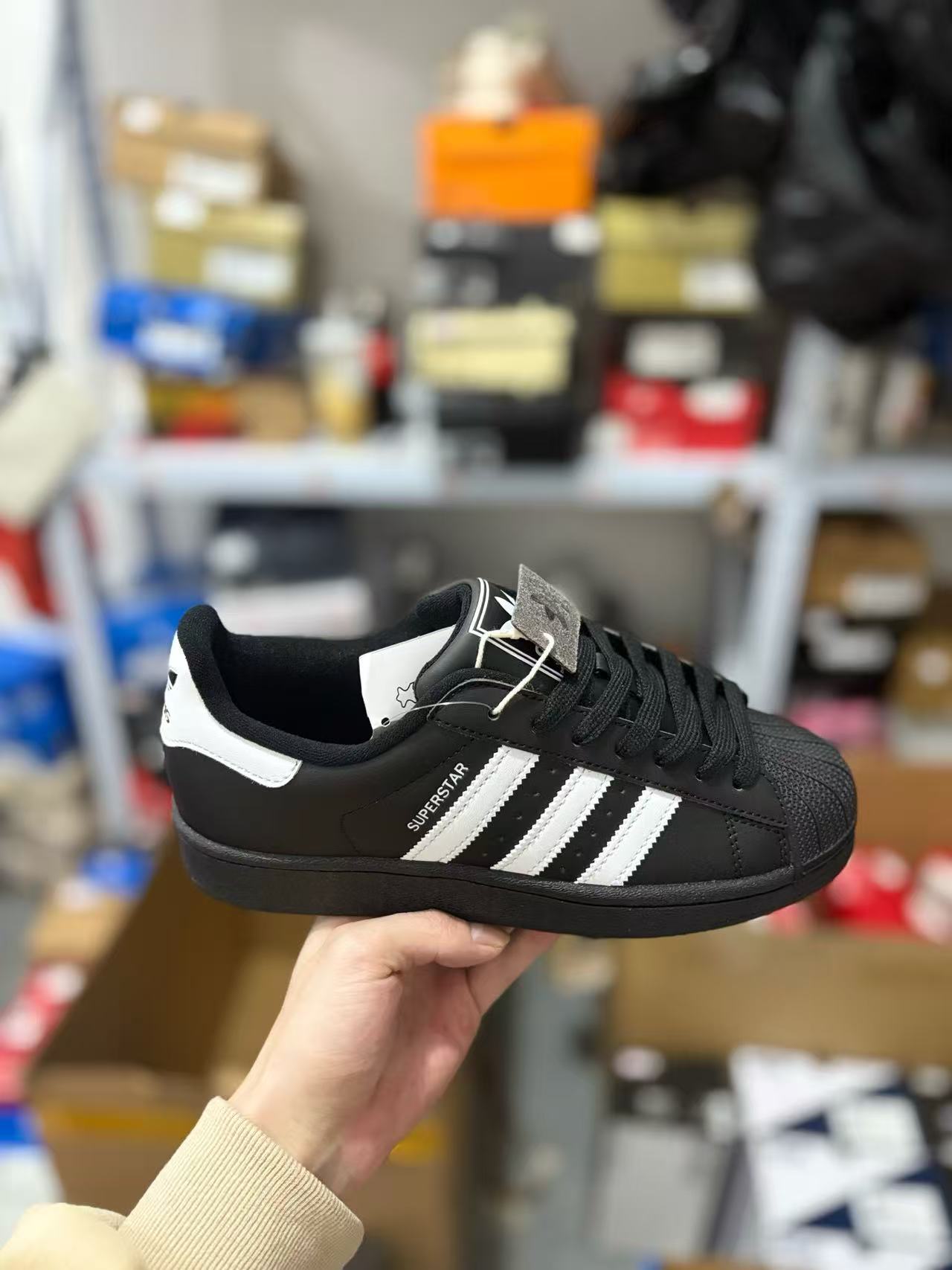 Adidas classic shell shoes