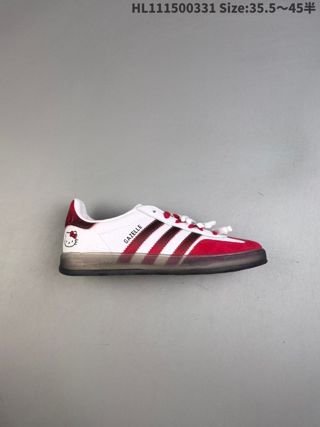 Adidas gazelle indoor xhello kitty凯