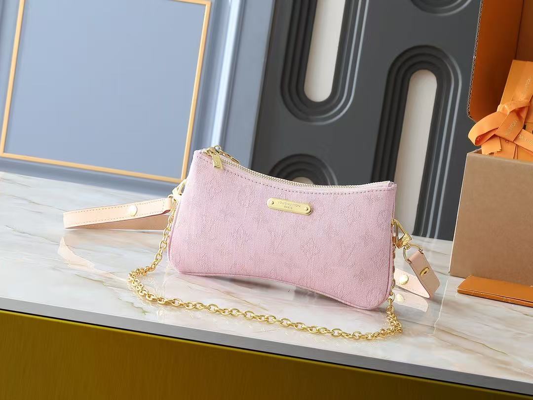 Louis Vuitton canvas pochette bag