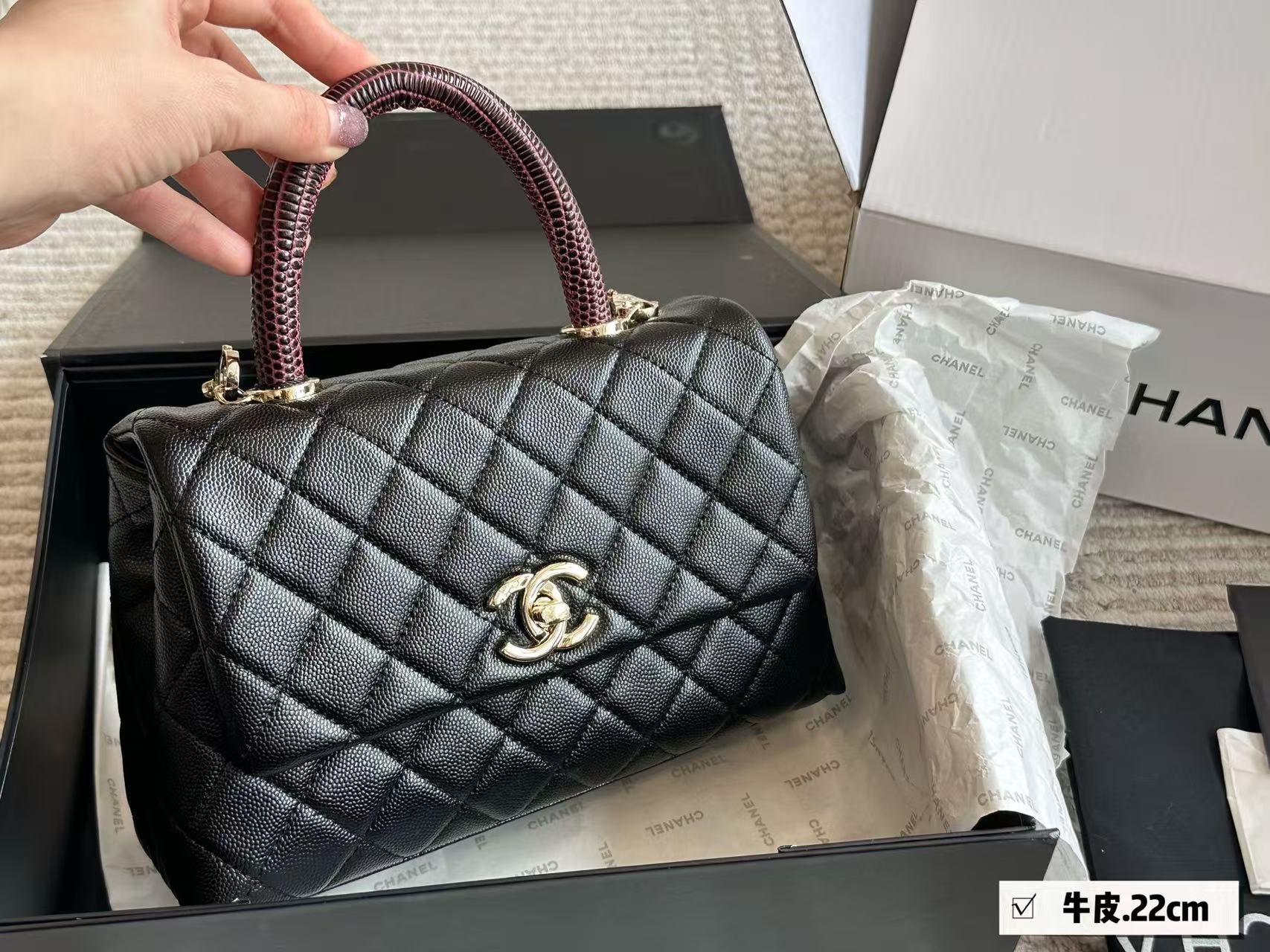 Chanel coco handle bag