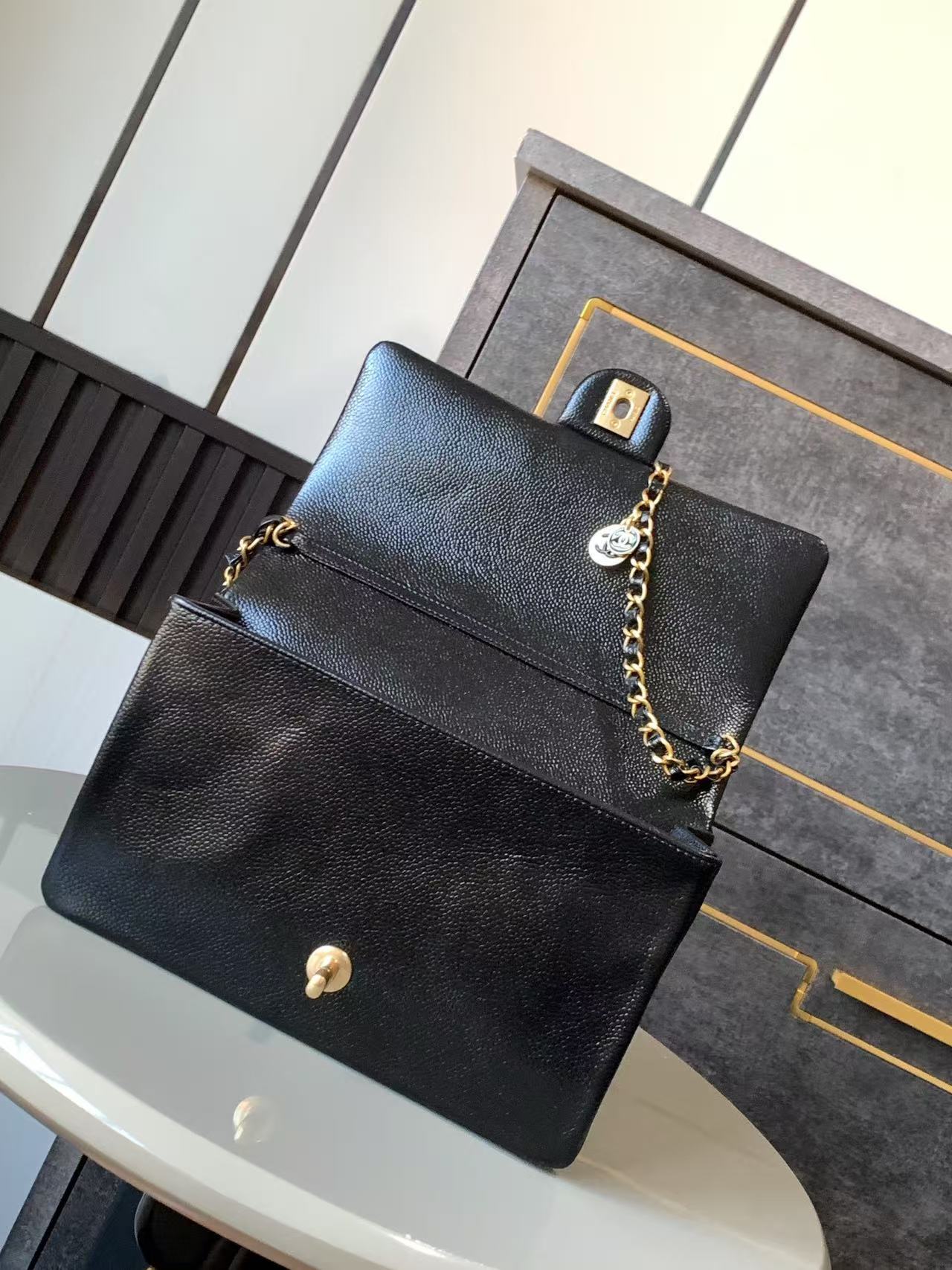 Chanel Gold Coin Edition cf handbag