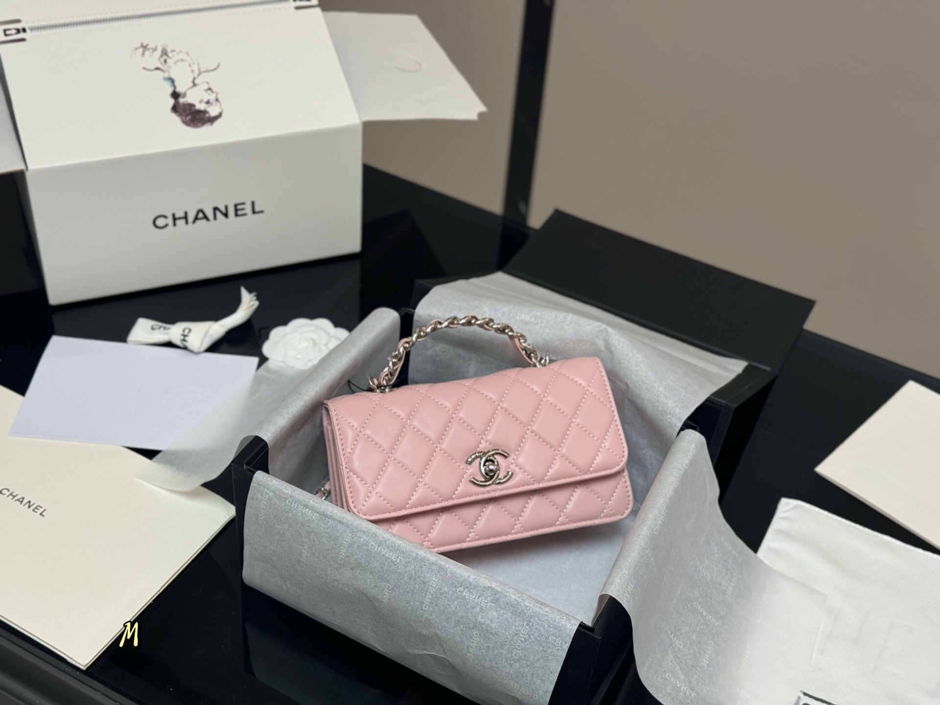 Chanel woc handle organ bag