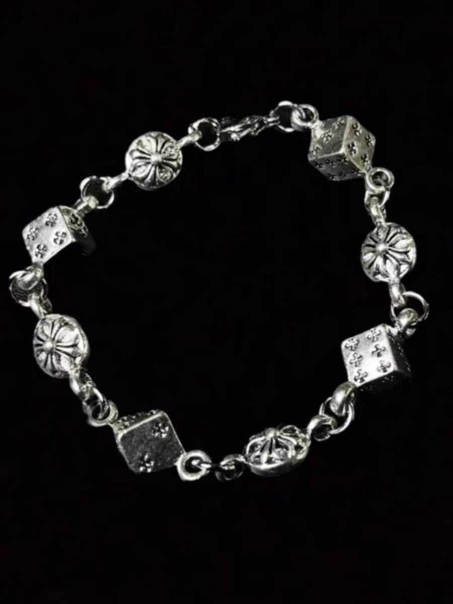 Chrome hearts Cross Dice bracelet