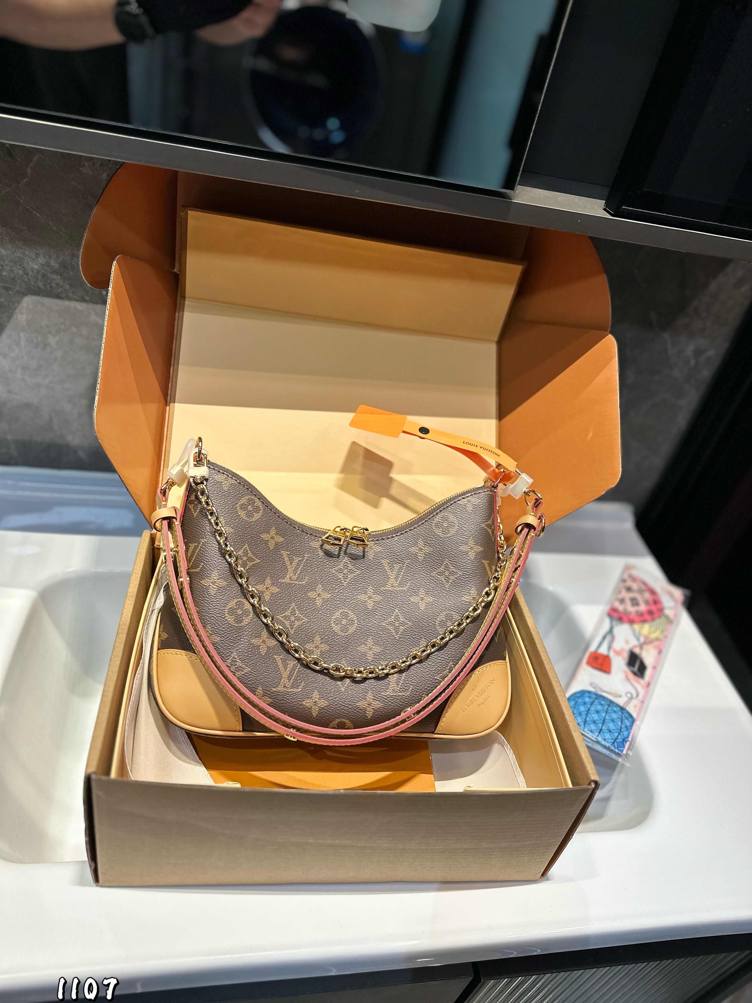 Vintage LV croissant bag