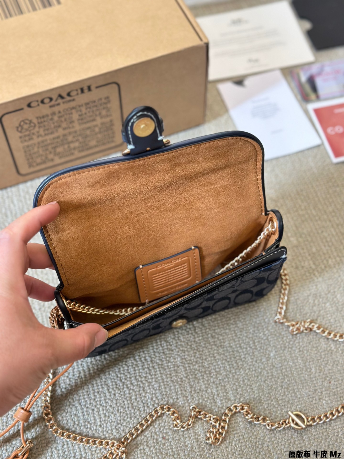Coach kleo handle small hand-held messenger bag