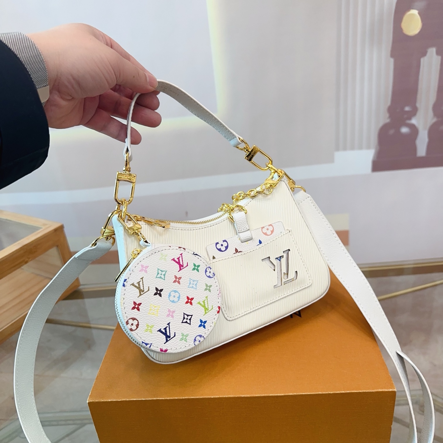 LV marelle three-in-one stunning underarm bag