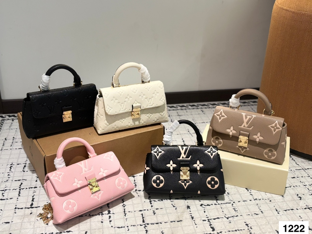 LV embossed madeleine bb bag