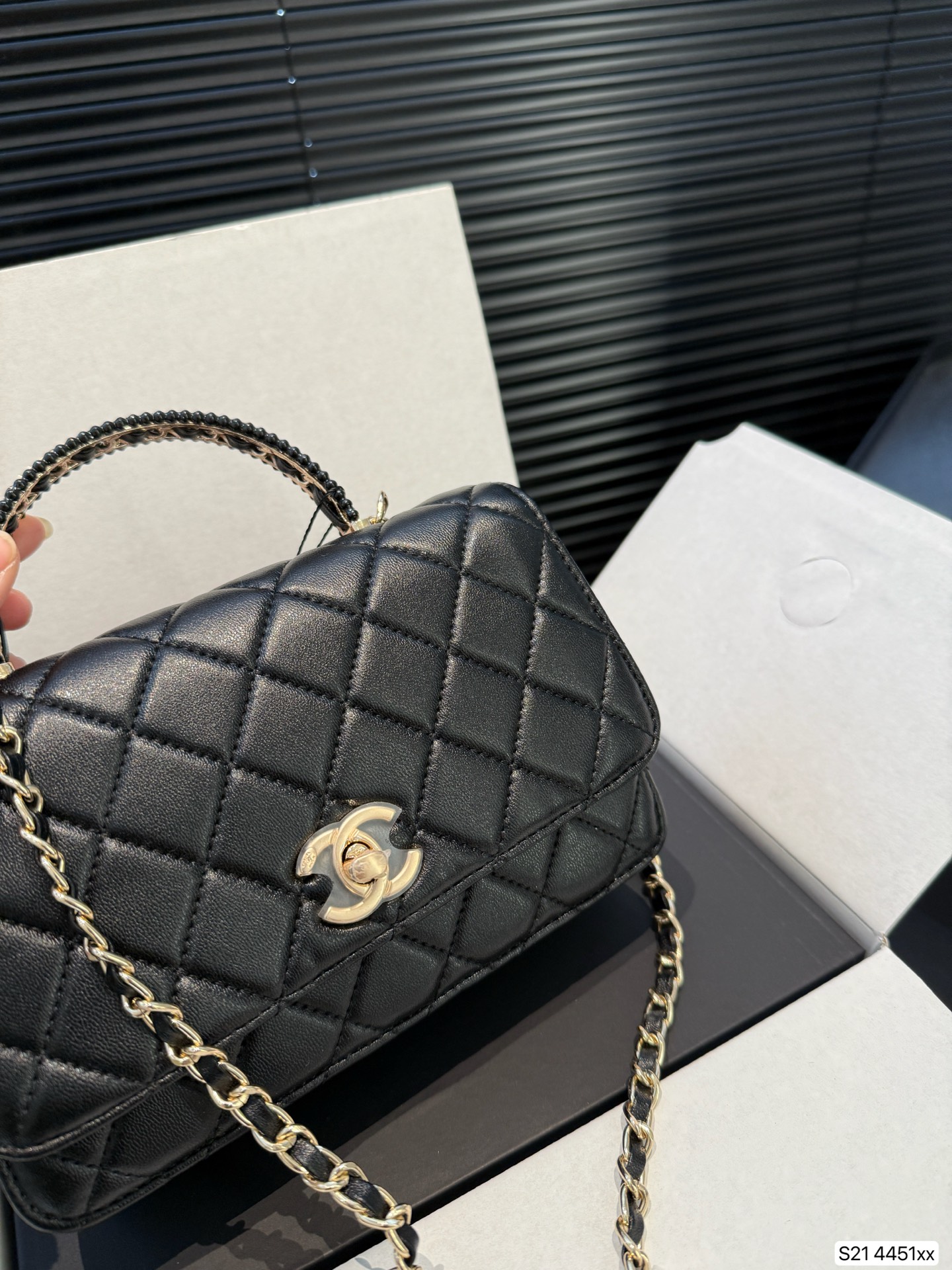 Chanel hand-held chain bag