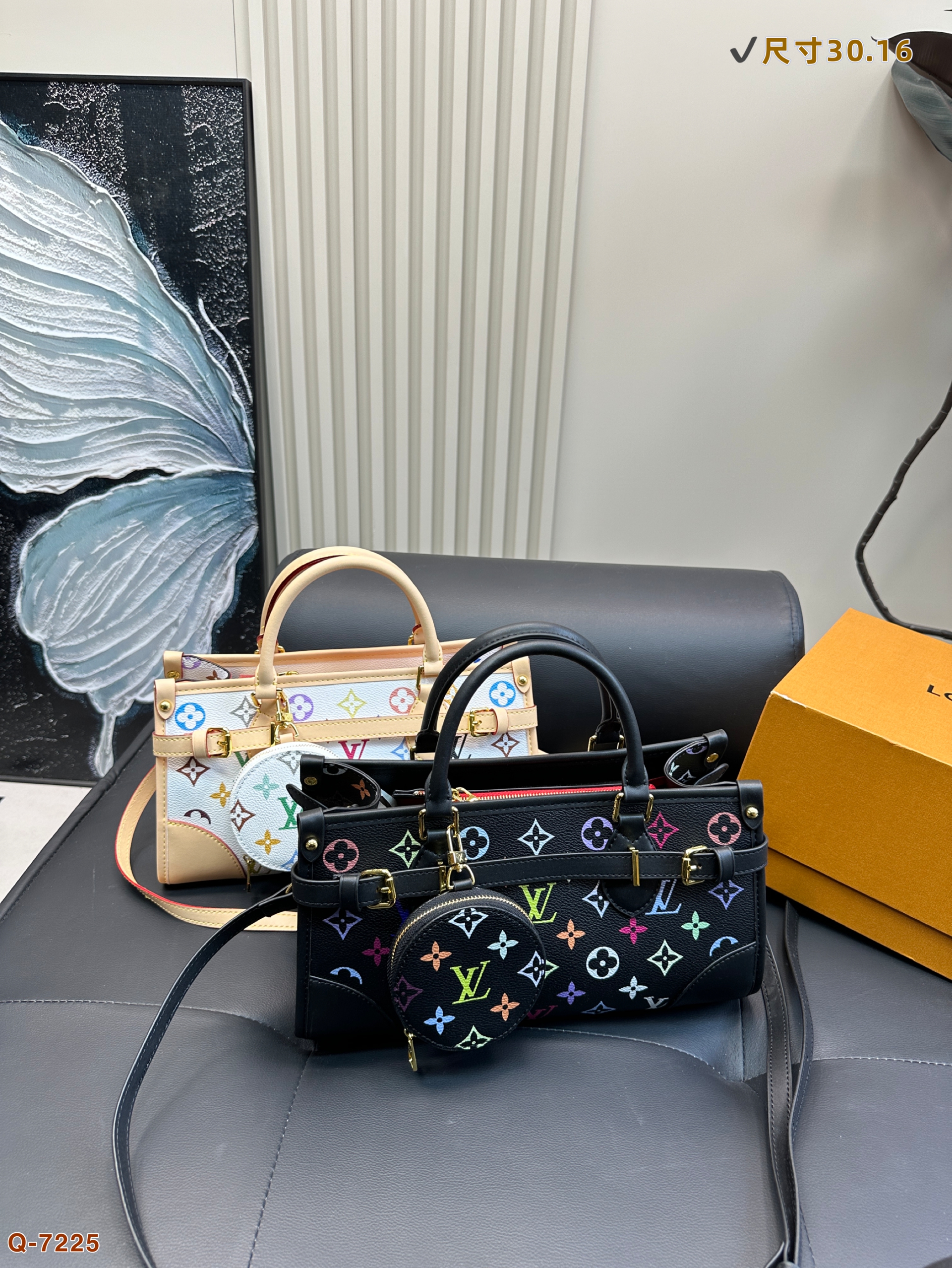 LV Takashi Murakami collection vintage Tote bag