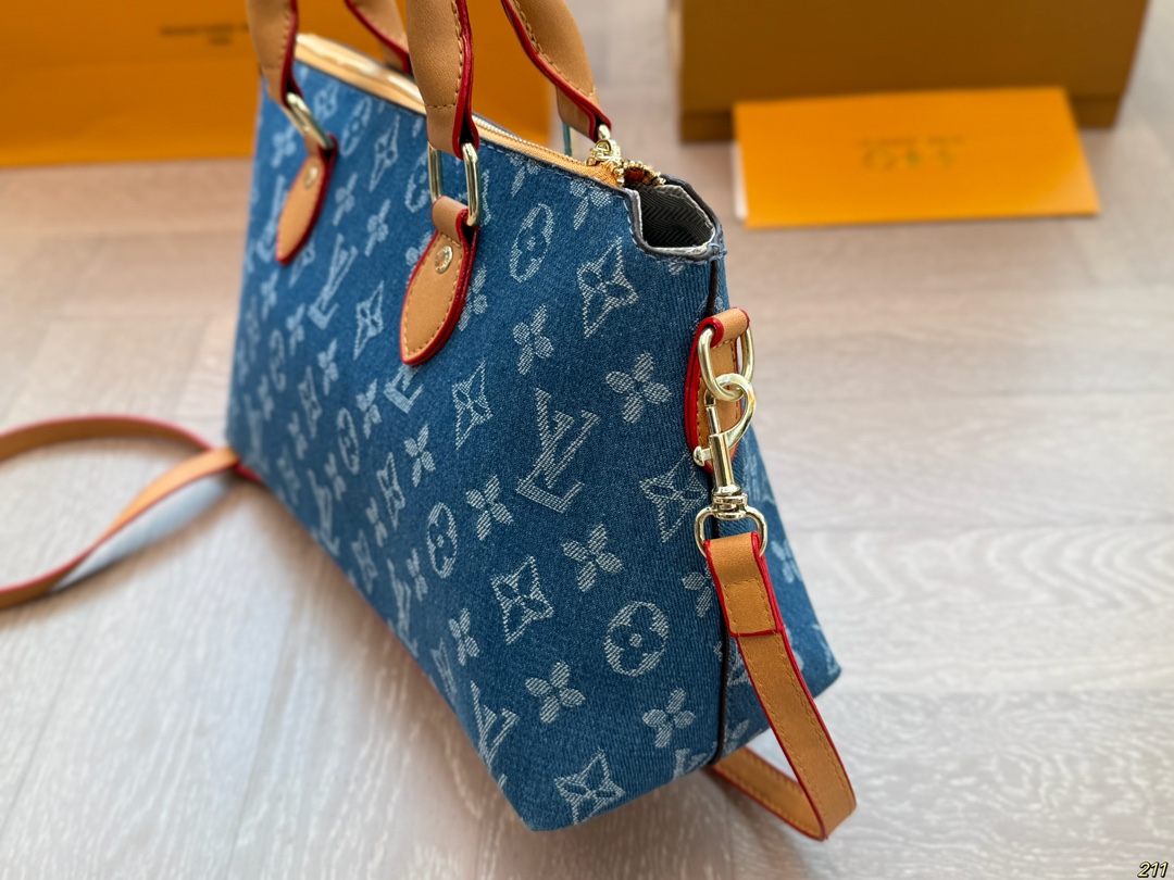 LV single-shoulder handbag