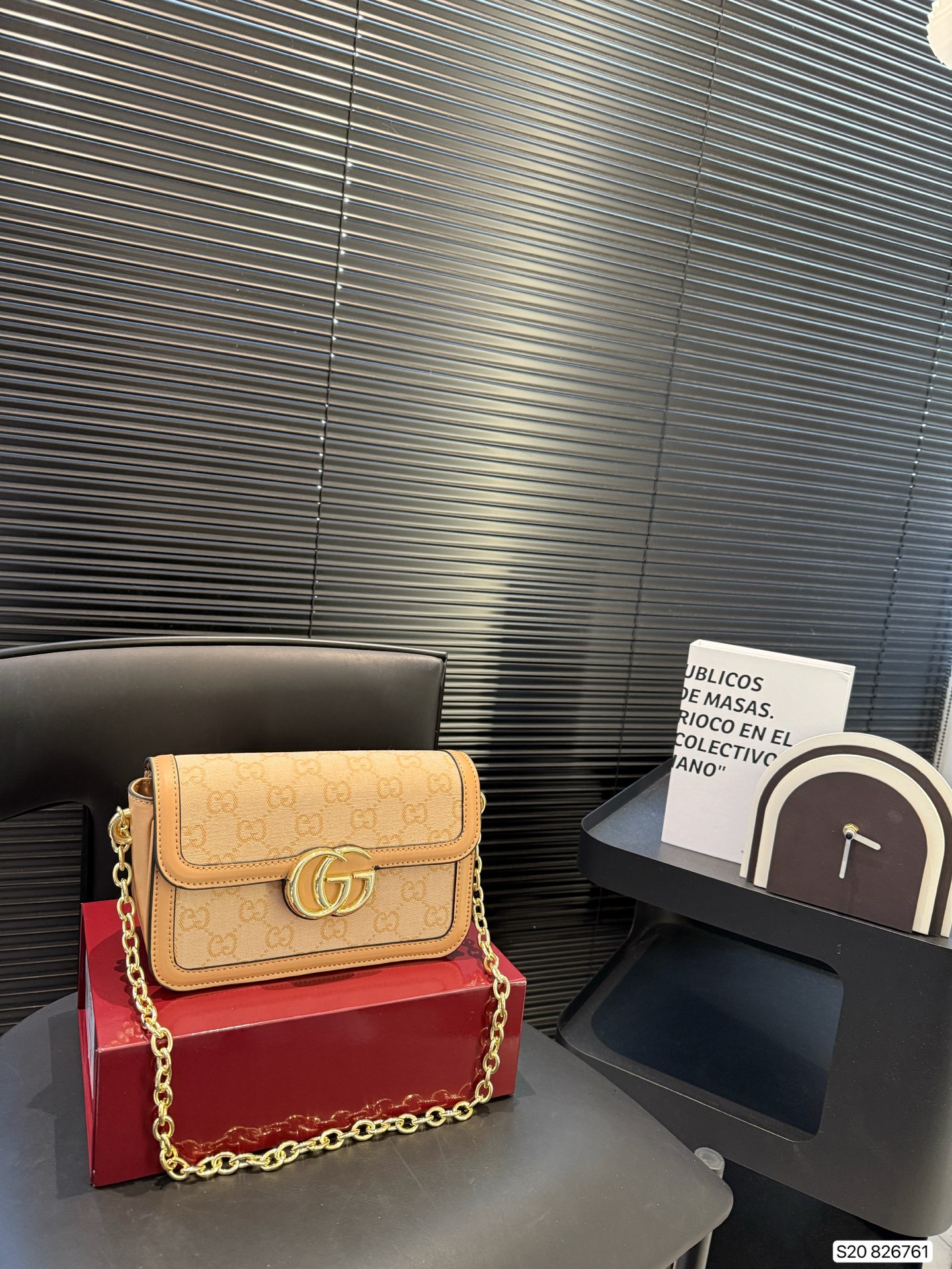 Gucci double G chain flap bag