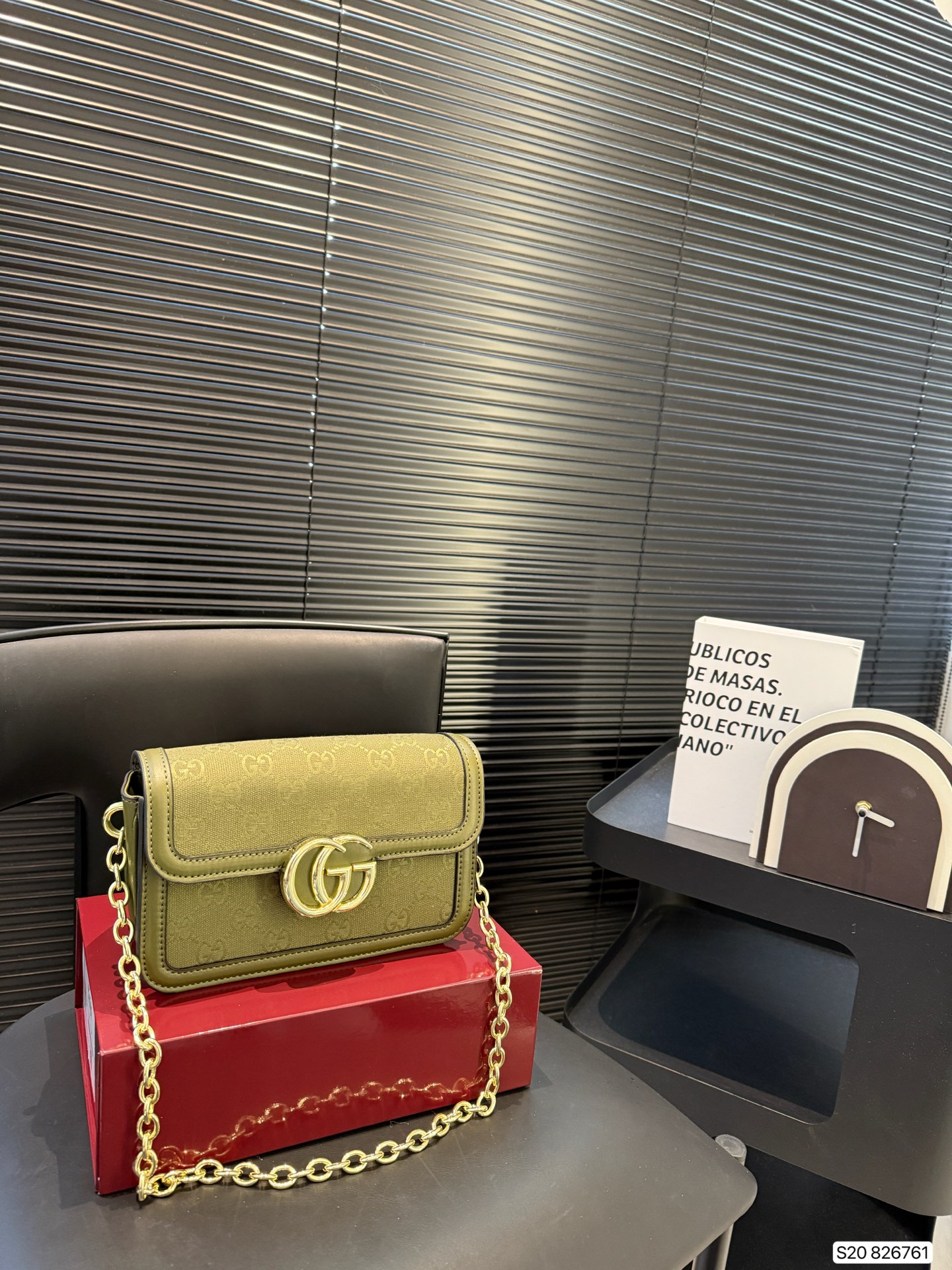 Gucci double G chain flap bag
