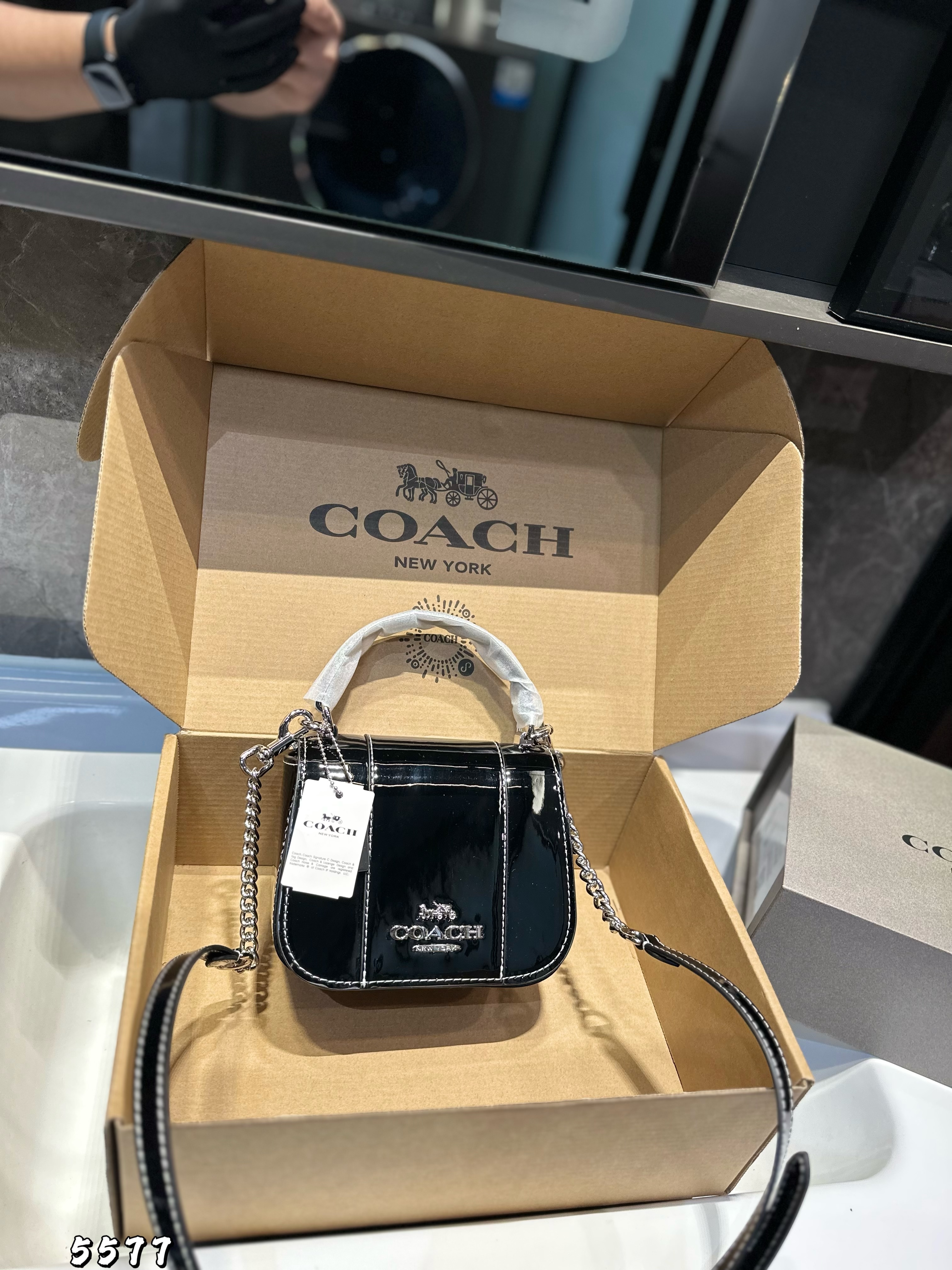COACH Bryn series hand bill shoulder crossbody bag