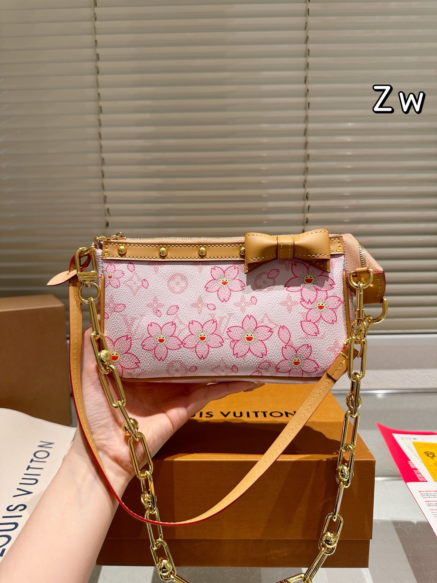 LV Takashi Murakami Cherry Blossom Series handbag