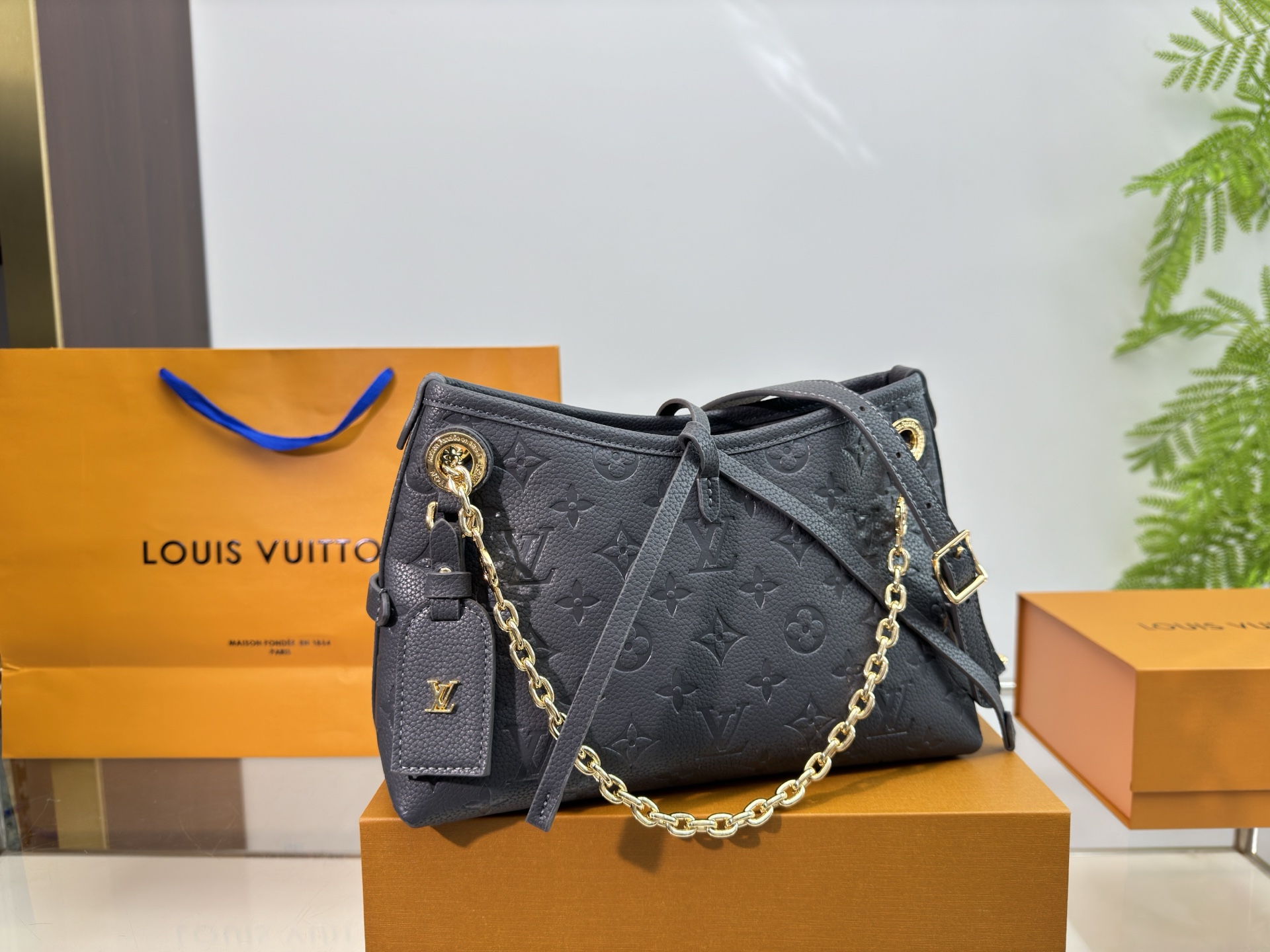 LV caryal bb embossed collection bag