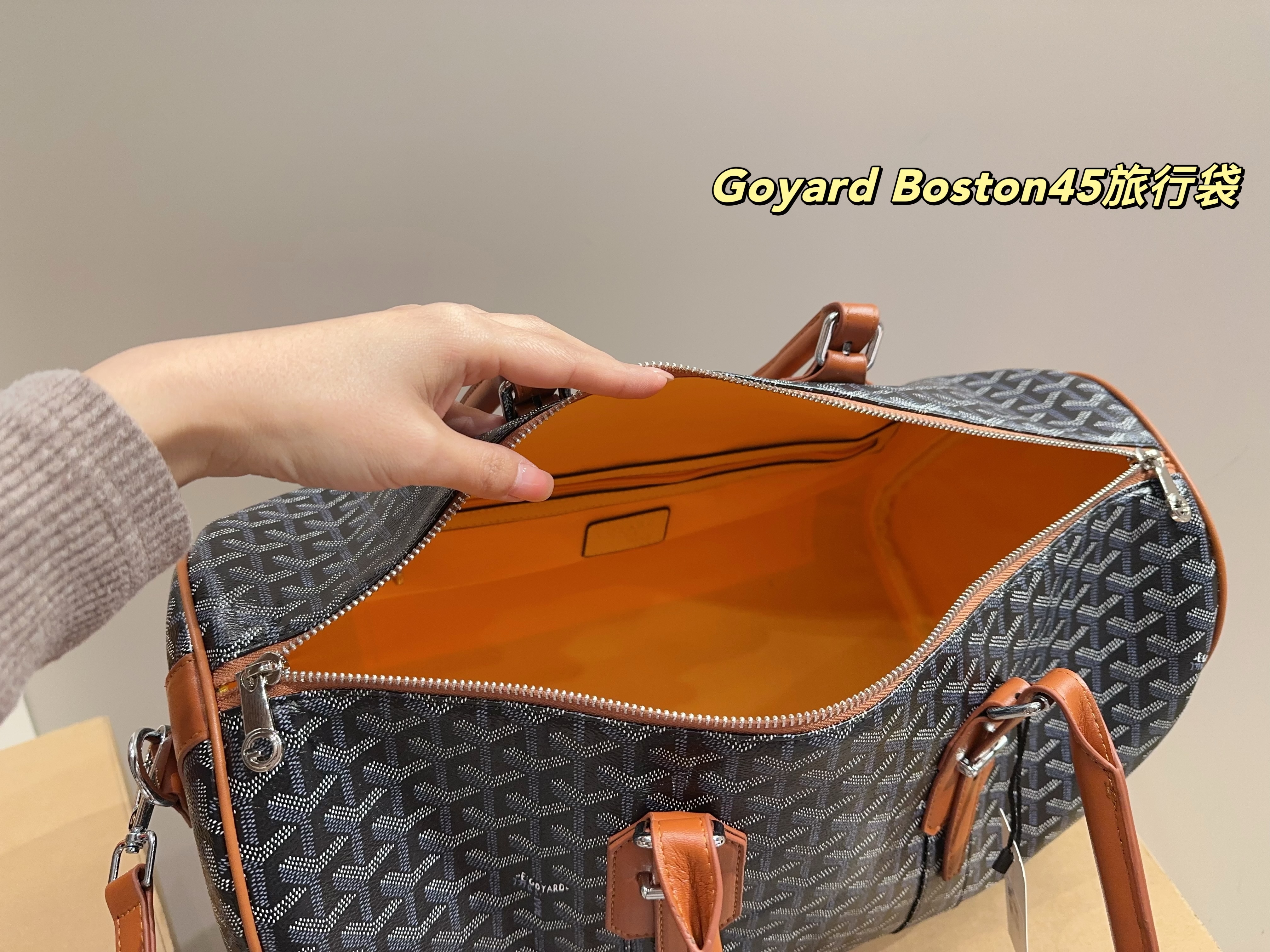 Goyard Boston45 Travel Bag