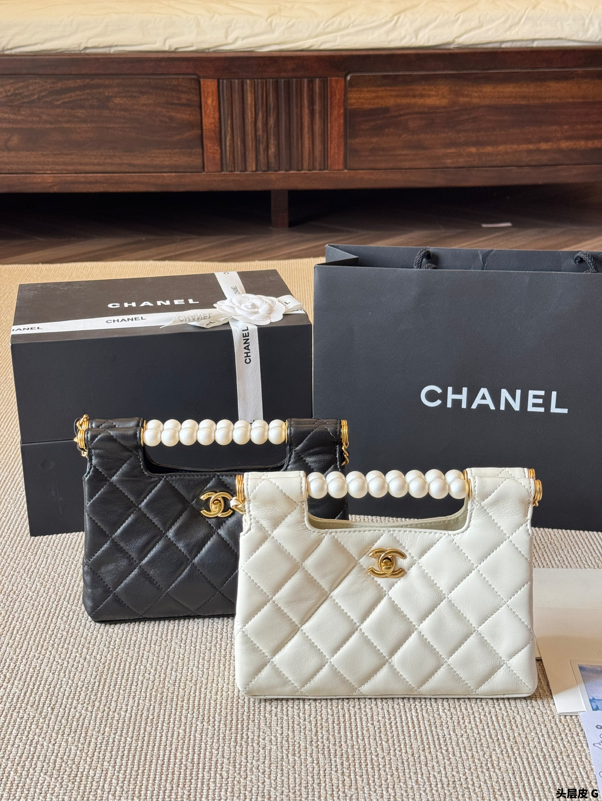 Chanel Pearl clutch