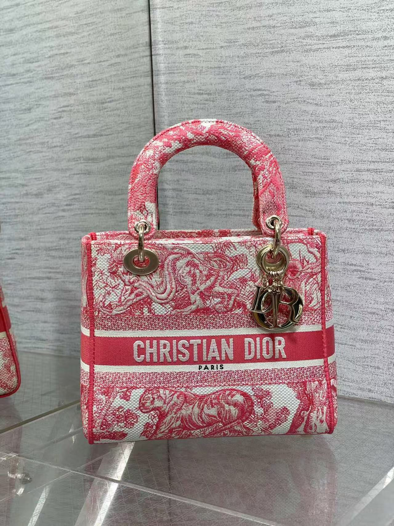 Dior Lady embroidered bag