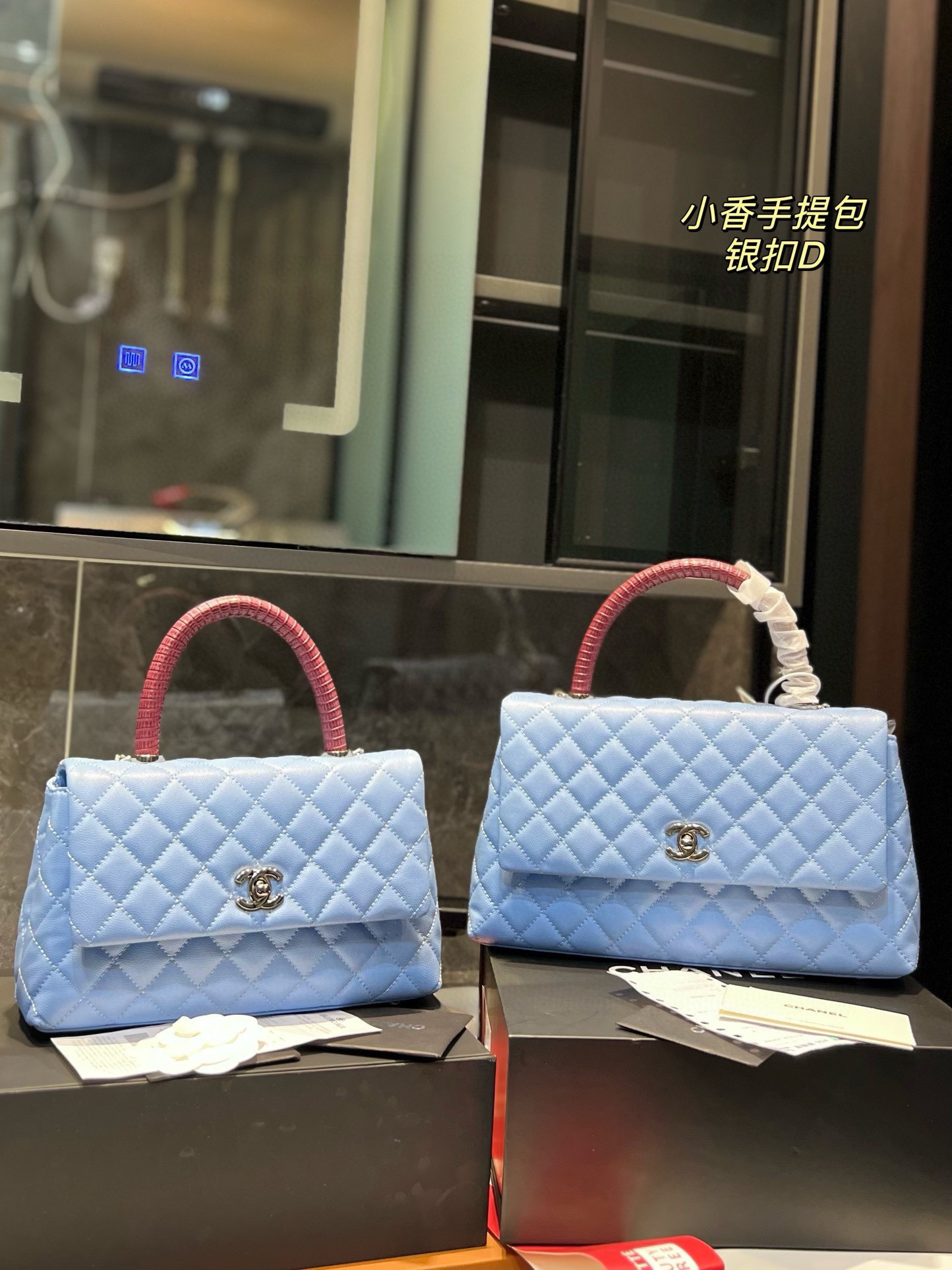 CHANEL Coco Handle hand-held lid bag