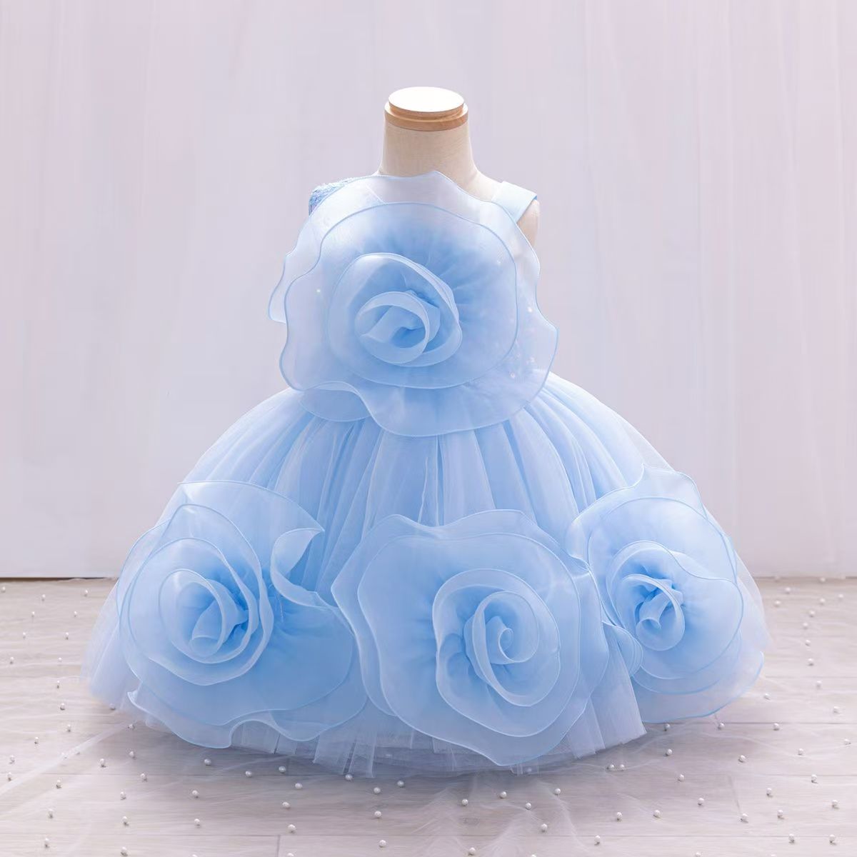 Children's princess dress - Baby wedding and birthday costume