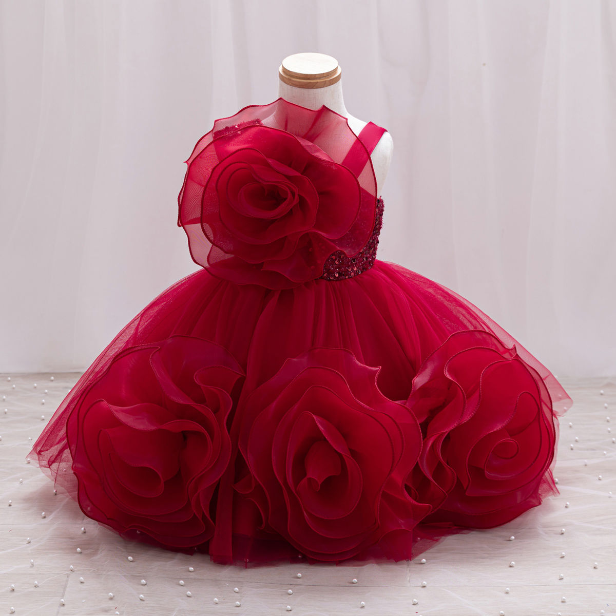 Children's princess dress - Baby wedding and birthday costume