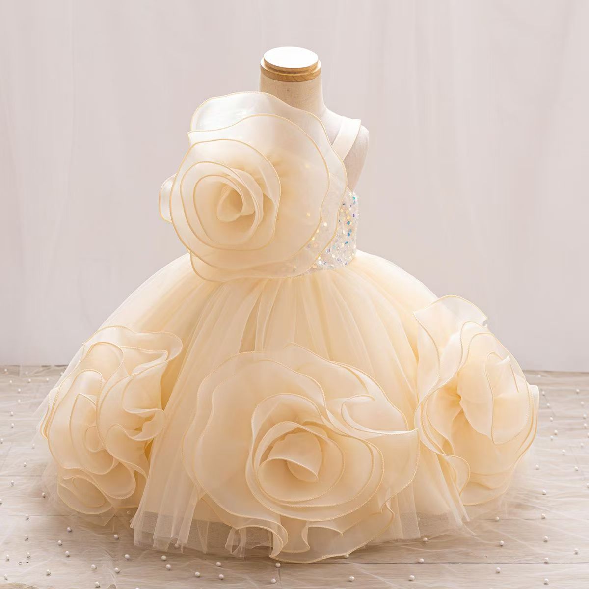Children's princess dress - Baby wedding and birthday costume