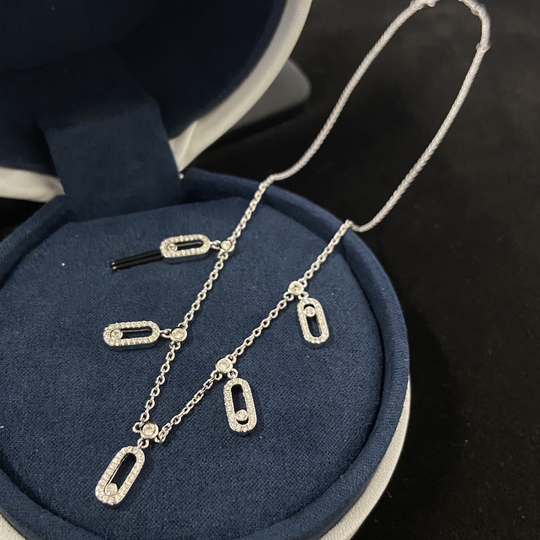 Messika pin necklace