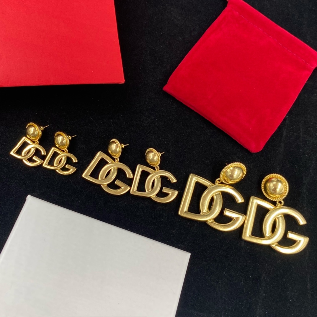 Dolce & Gabbana letter earrings