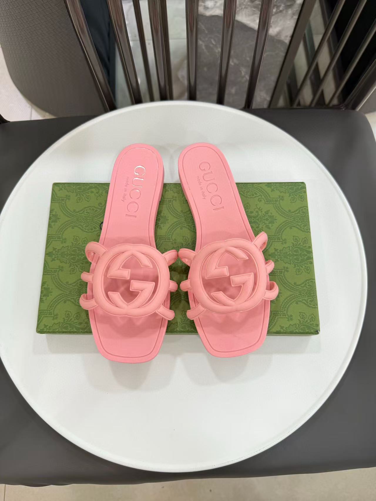 Gucci colored slippers