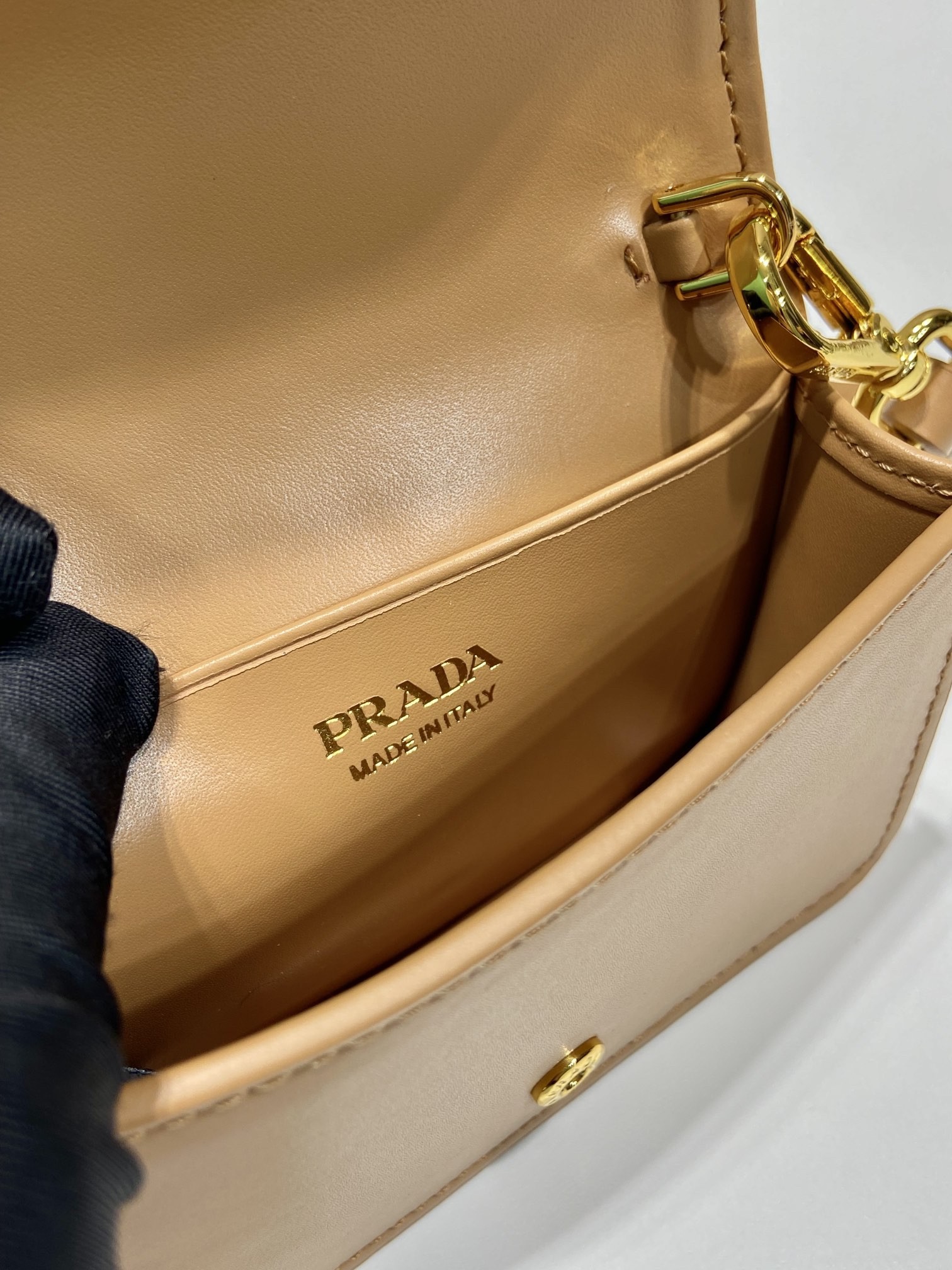 Prada Hand-woven, imported cowhide bag