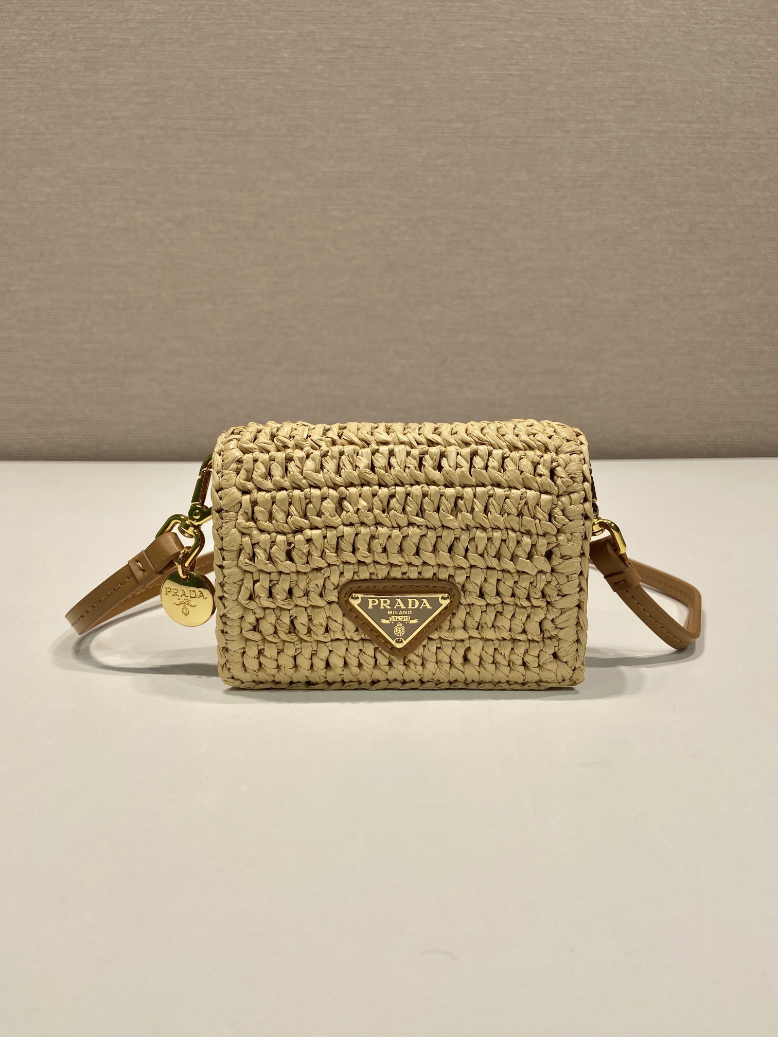 Prada Hand-woven, imported cowhide bag
