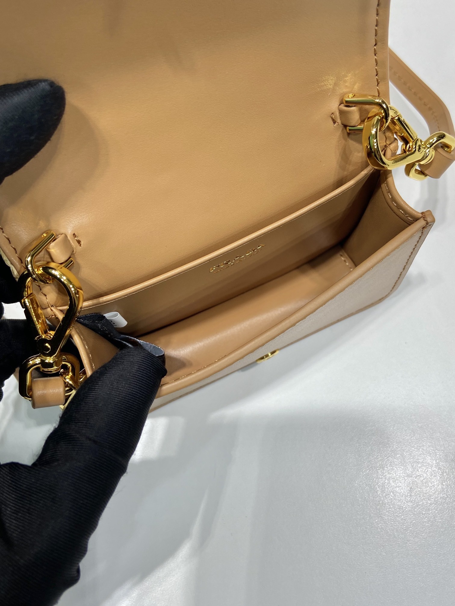 Prada Hand-woven, imported cowhide bag