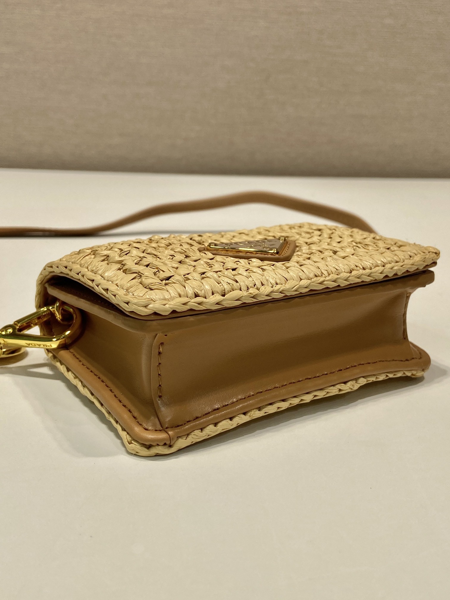 Prada Hand-woven, imported cowhide bag