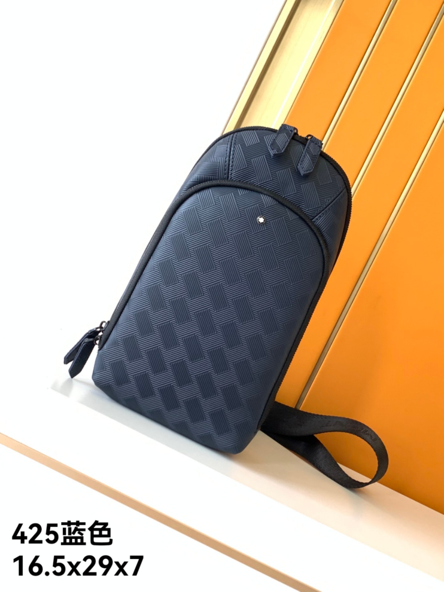 Top version LV monogram shoulder Backpack genuine leather men's bag