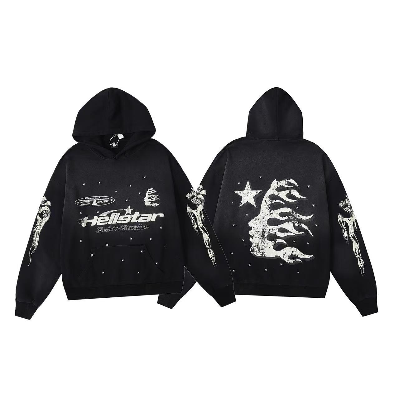 Hellstar Studios hoodies and sweatpants