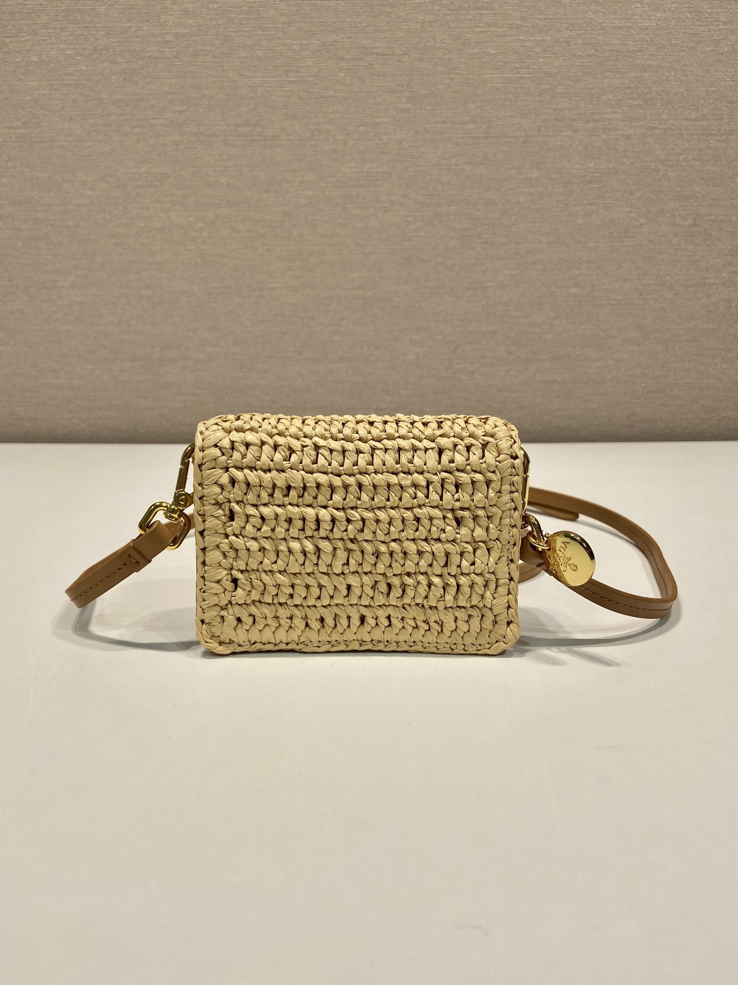 Prada Hand-woven, imported cowhide bag