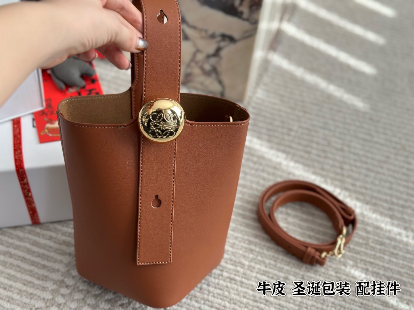 LOEWE pebble shoulder bag