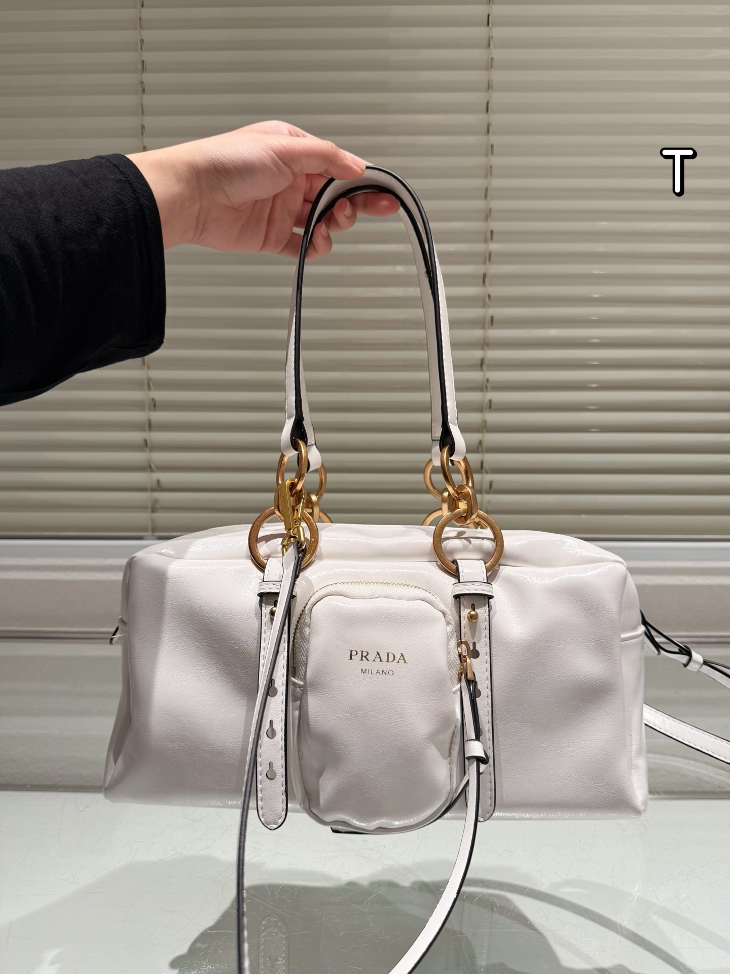 Prada Sof Lux cube handbag