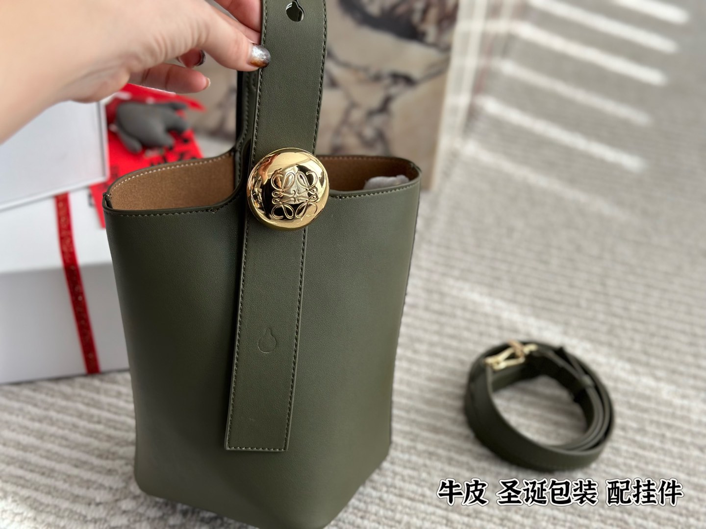 LOEWE pebble shoulder bag