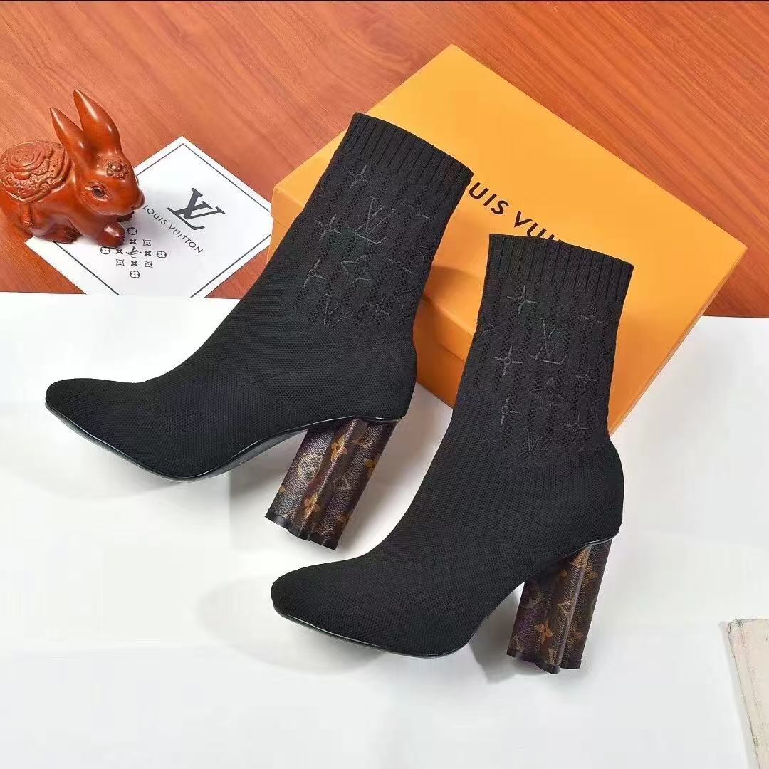 LV socks and boots