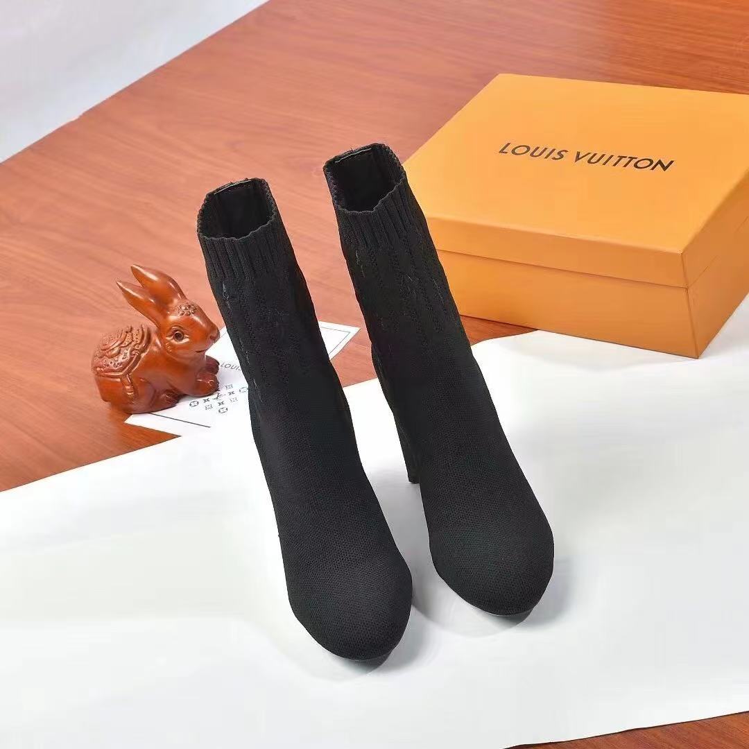 LV socks and boots