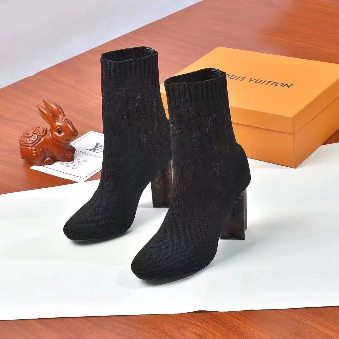 LV socks and boots