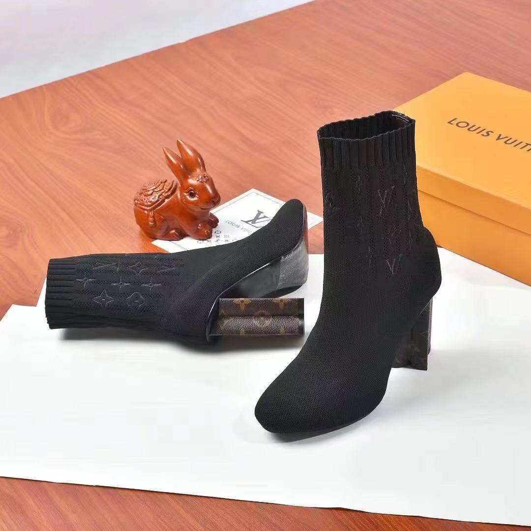 LV socks and boots
