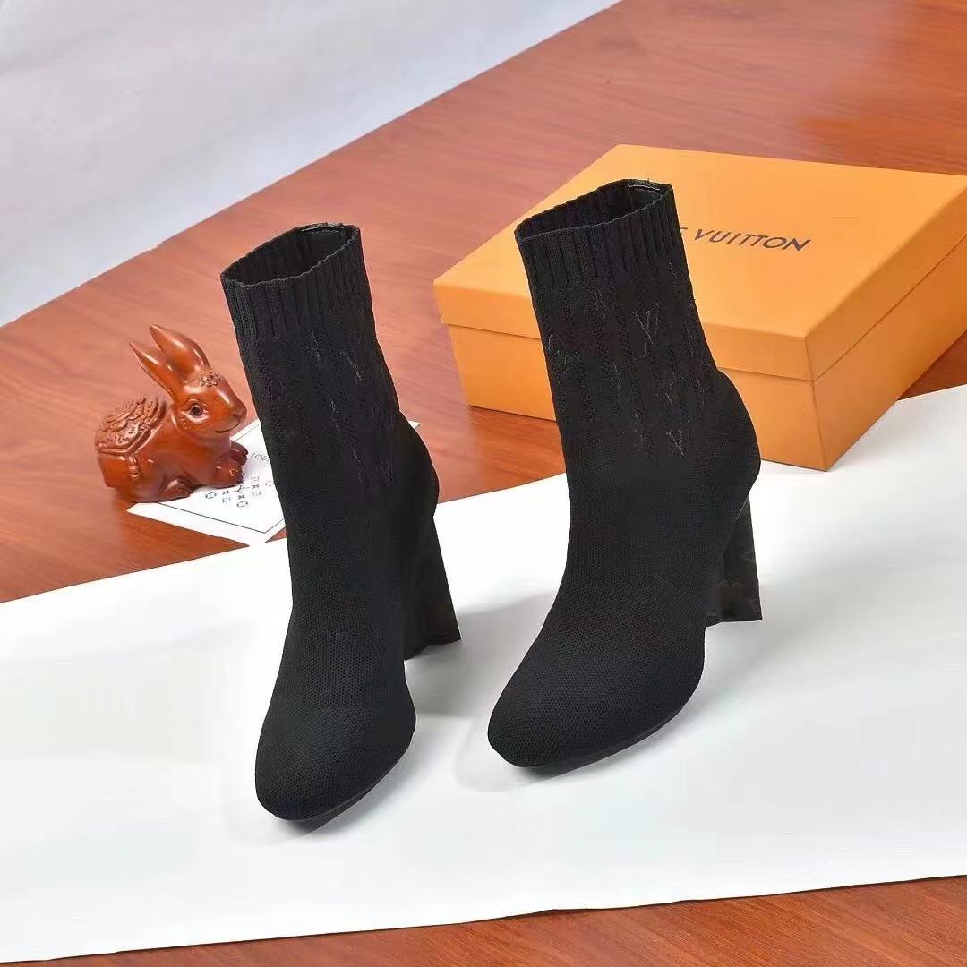 LV socks and boots
