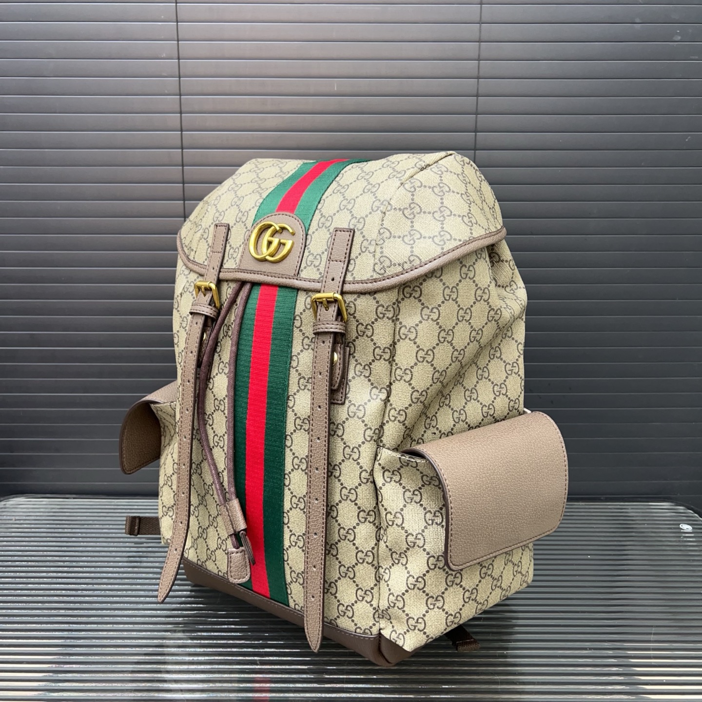 Gucci Ophidia printed backpack