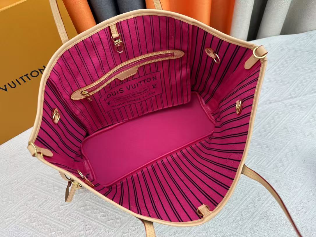 LV Neverfull medium-sized double-sided tote bag